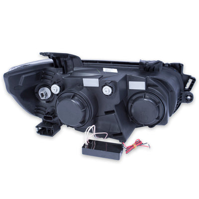 Anzo 2012-2015 Chevrolet Sonic Projector Headlights w/ Halo Black (CCFL)
