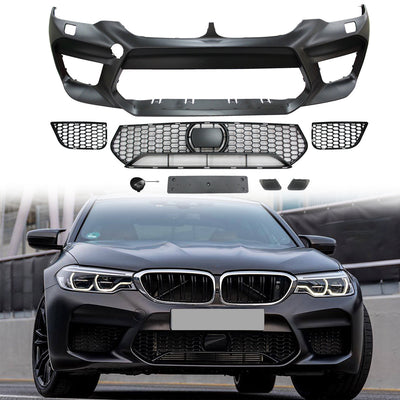 Fits 17-20 BMW G30 Sedan M5 Front Bumper - PP