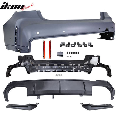 2019-2023 BMW G20 M3 Style Front Rear Bumper Retangular Tip&Side Skirt