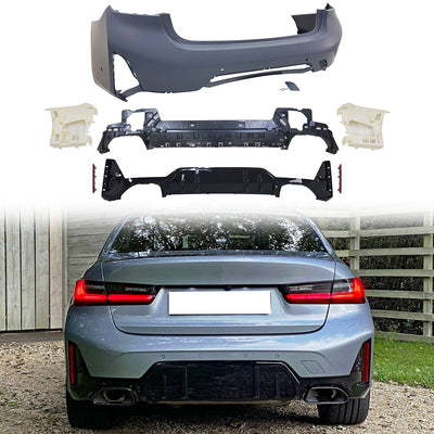 2023-2024 BMW G20 3-Series LCI M340i M-Sport Style Rear Bumper Cover