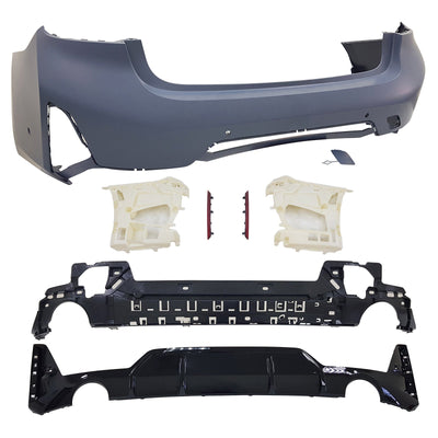 2023-2024 BMW G20 3-Series LCI & M340i M-Sport Style Rear Bumper Cover