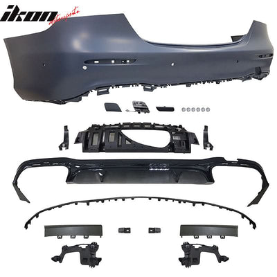 2021-2023 Benz W213 E-Class E63 Style Unpainted Rear Bumper Cover