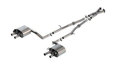 Borla 22-23 Kia Stinger 3.3L V6 Turbo 2.25in Pipe Dia Dual Split Rear Exit S-Type Cat-Back Exhaust 140936