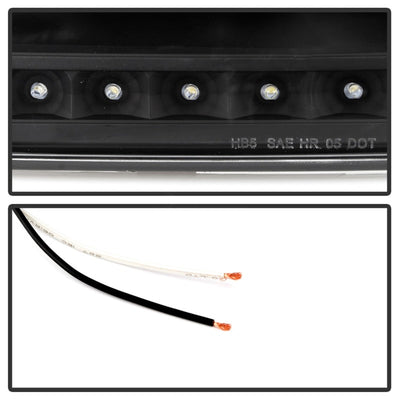 SPYDER Xtune Ford F150 97-03 Crystal Headlights w/ Clear LED Corners Black HD-ON-FF15097-LED-SET-BK 5014184