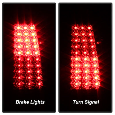 SPYDER Xtune Chevy Silverado 1500/2500/3500 99-02 LED Tail Lights Red Clear ALT-ON-CS99-LED-RC 5008831