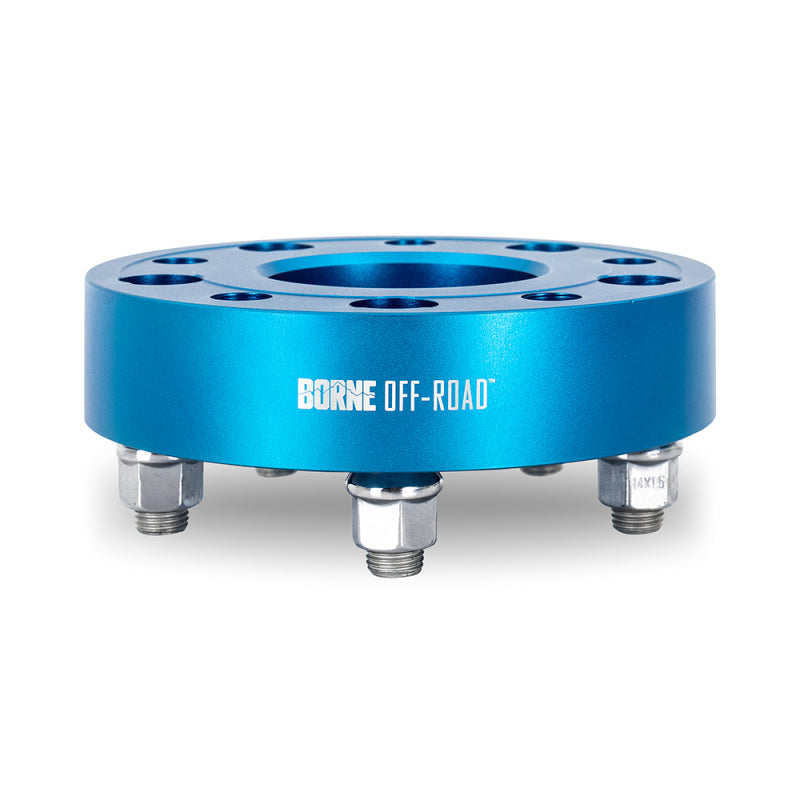 Borne Off-Road Wheel Spacers - 5x127 - 71.6 - 45mm - M14 - Blue BNWS-003-450BL