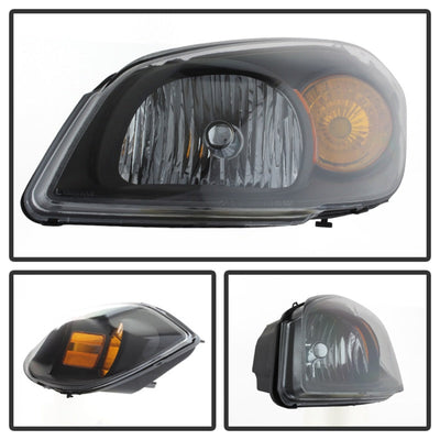 SPYDER Xtune Chevy Cobalt 05-10 Crystal Headlights Black HD-JH-CCOB05-AM-BK 5079794