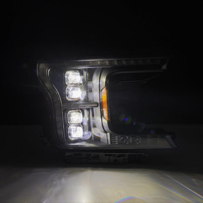 AlphaRex 18-20 Ford F-150 NOVA LED Proj Headlight  Blk (14th Gen G2 Style) 880248 *Discontinued