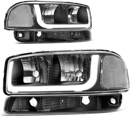 AmeriLite 2013-2015 Altima 4Dr Sedan Replacement Headlights Pair Halogen Type - Driver and Passenger Side