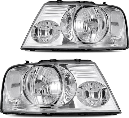 2004-2008 Ford F150 Headlights Chrome Housing Reflector