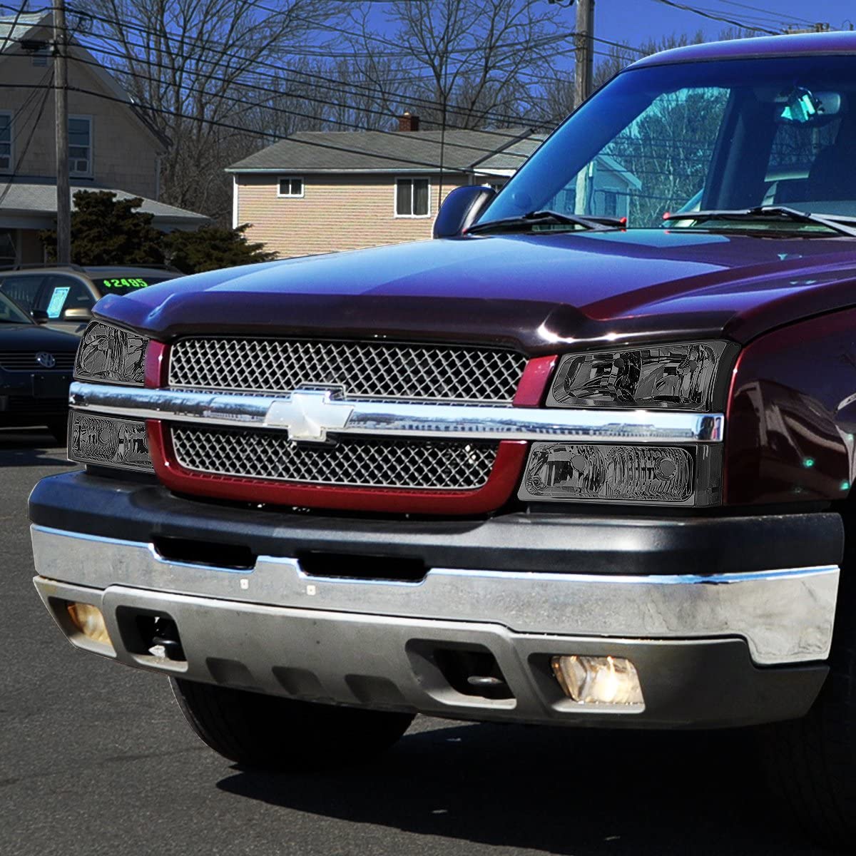 DNA Motoring, HL-OH-CS03-4P-SM-AM, Driver and Passenger Side Headlight Assembly.