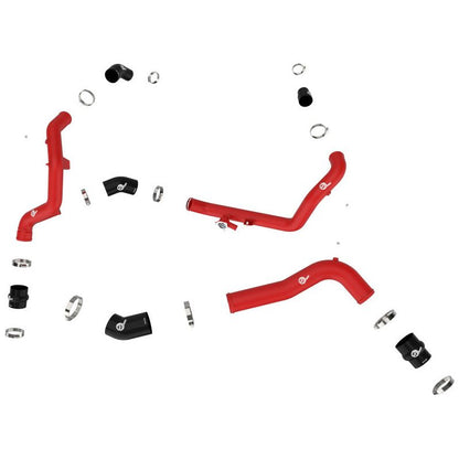 aFe 20-23 Ford Explorer ST V6 3.0L (tt) BladeRunner Aluminum Hot and Cold Charge Pipe Kit - Red