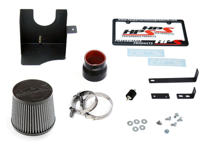HPS Performance HPS Shortram Air Intake Kit 2007-2010 Scion tC 2.4L, Includes Heat Shield, 827-516