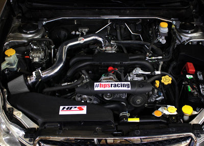 HPS Performance HPS Shortram Air Intake Kit 2010-2012 Subaru Outback 2.5L Non Turbo, Includes Heat Shield, 827-557