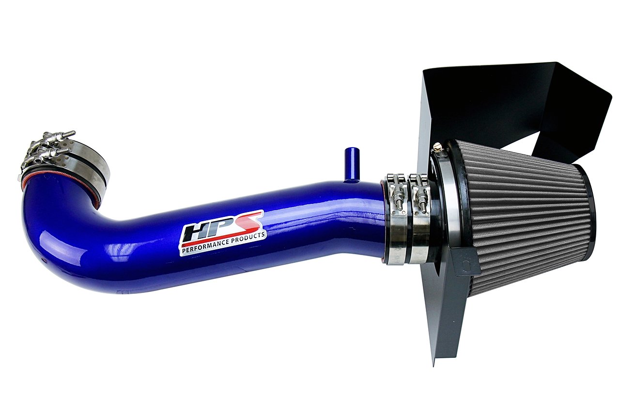 HPS Shortram Air Intake Kit 2011-2017 Dodge Charger 5.7L V8 except Shaker Hood, Includes Heat Shield, 827-600