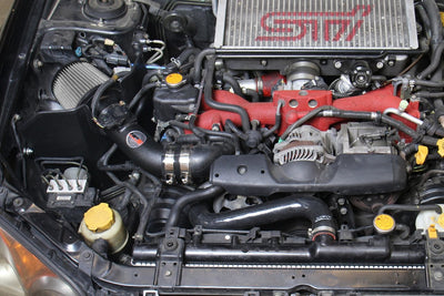 HPS Performance HPS Shortram Air Intake Kit 2004-2007 Subaru WRX STi 2.5L Turbo, Includes Heat Shield, 827-606