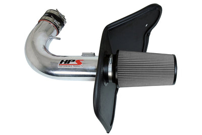 HPS Performance HPS Shortram Air Intake Kit 2010-2015 Chevy Camaro SS 6.2L V8, Includes Heat Shield, 827-607