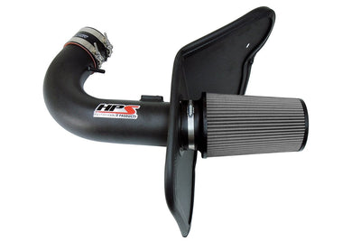 HPS Performance HPS Shortram Air Intake Kit 2010-2015 Chevy Camaro SS 6.2L V8, Includes Heat Shield, 827-607