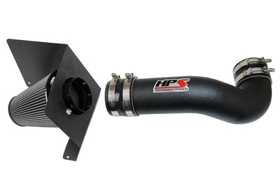 HPS Performance HPS Shortram Air Intake Kit 2007-2008 GMC Yukon 4.8L 5.3L 6.0L 6.2L V8, Includes Heat Shield, 827-622