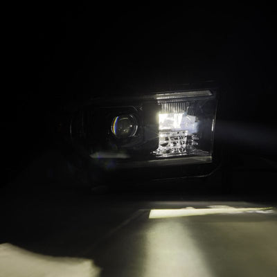 AlphaRex 07-13 Toyota Tundra/08-17 Toyota Sequoia MK II LUXX-Series LED Projector Headlights Black (With Level Adjuster)