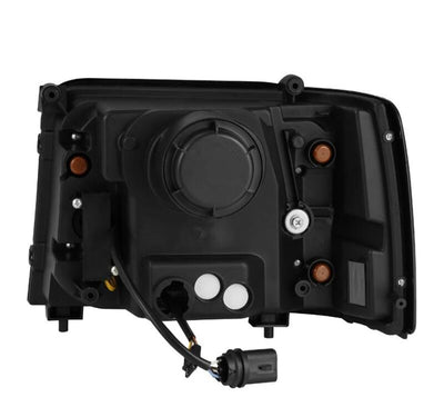 AlphaRex 92-96 Ford F-Series/Bronco NOVA-Series LED Proj Headlight Bk w/Actv Light SeqSig & SBDRL 880299 *Discontinued