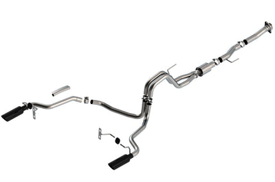 Borla F-150 2021 5.0L 2dr RC SB (122.8 WB) XL/XLT 3/2.25 SRE Cat-Back ATAK Black Chrome Tips 140869BC