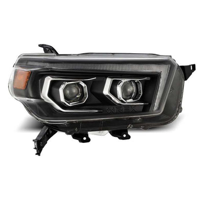 AlphaRex 10-13 Toyota 4Runner PRO-Series Halogen Projector Headlights Black