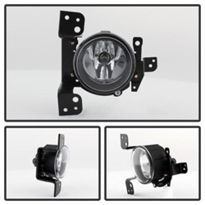 Spyder Mitsubishi Mirage 2014+ OEM Fog Lights w/Switch Clear FL-MM2014-C 5077769