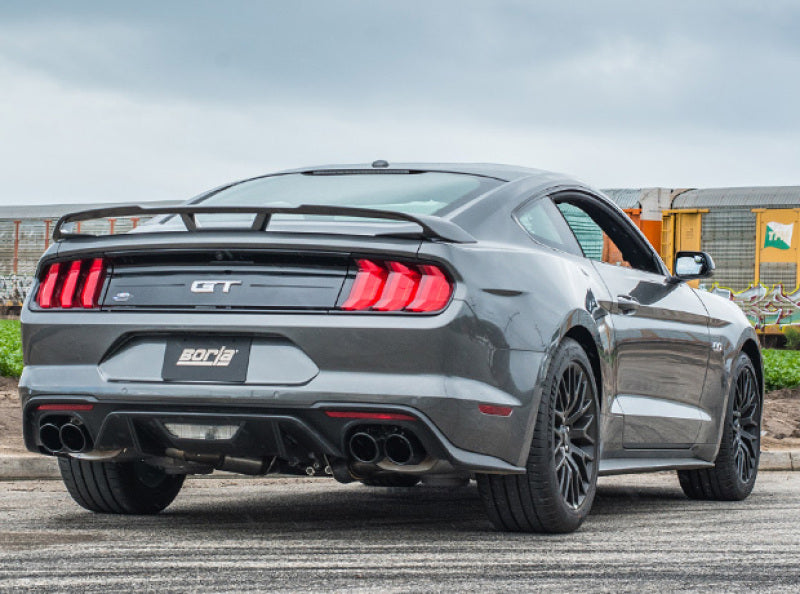 Borla 18-19 Ford Mustang GT 5.0L AT/MT 2.5in S-Type Axle Back Exhaust w/ Valves - Black Chrome Tips 11951BC