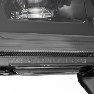 AlphaRex 19-23 Chevrolet Silverado 2500/3500HD DoubleTap Dual Color LED Projector Fog Lights 210017 *Discontinued
