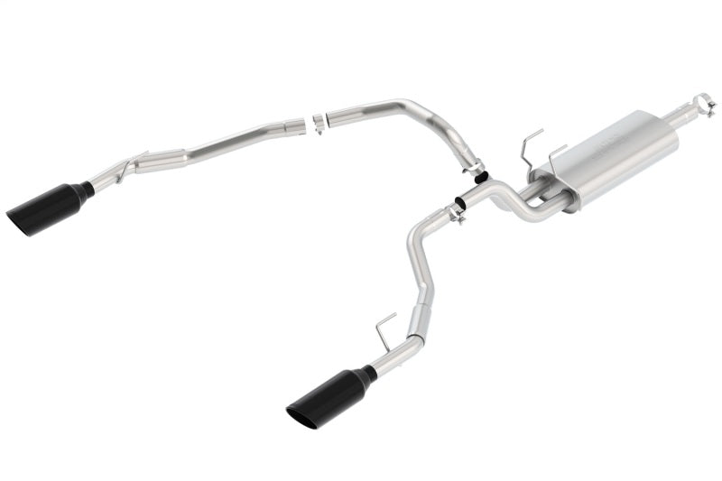 Borla 09-17 Ram 1500 5.7L V8 3in-2.5in Dual Out Pipe 5in Tip S-Type Exhaust Black Chrome 140307BC