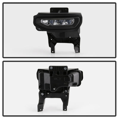 Spyder 16-18 GMC Sierra 1500 OEM Style Full LED Fog Light w/Switch - Clear (FL-GS2016-LED-C) 9043222