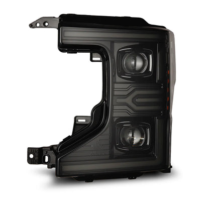 AlphaRex 20-22 Ford Super Duty LUXX-Series LED Projector Headlights Alpha Black