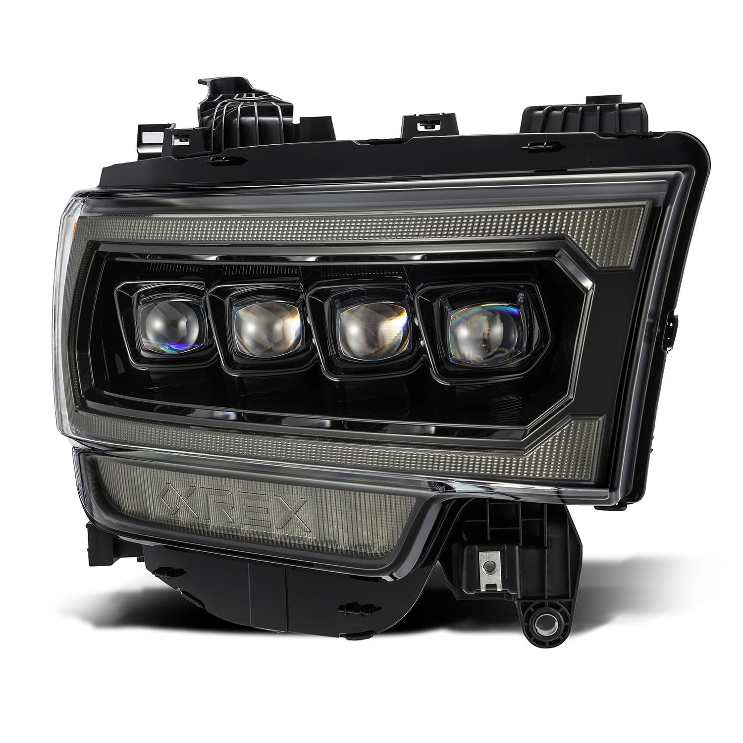 AlphaRex 19-22 Ram 2500/3500/4500/5500 NOVA-Series LED Projector Headlights Alpha-Black