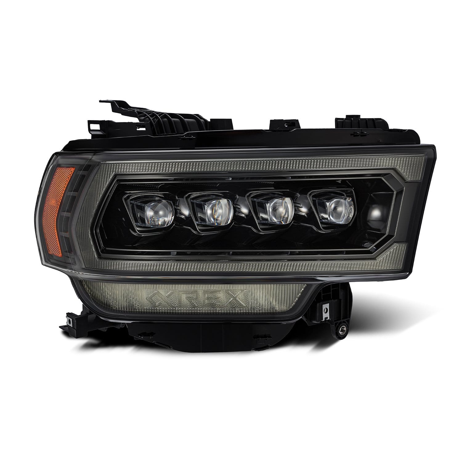 AlphaRex 19-22 Ram 2500/3500/4500/5500 NOVA-Series LED Projector Headlights Alpha-Black