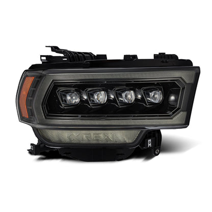 AlphaRex 19-22 Ram 2500/3500/4500/5500 NOVA-Series LED Projector Headlights Alpha-Black