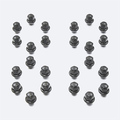 Ford Racing M14 x 1.5 Black Lug Nut - Set of 24 M-1012K-F15B