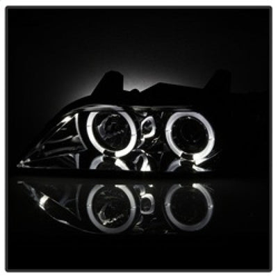 Spyder BMW Z3 96-02 Projector Headlights LED Halo Smoke High H1 Low H1 PRO-YD-BMWZ396-HL-SM