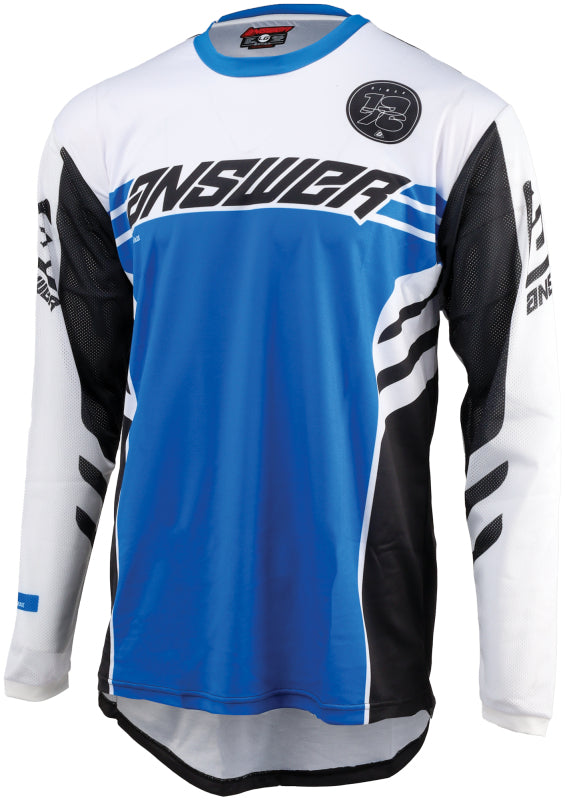 Answer 24 Arkon Nitrus Jersey Blue/Black/White Youth - XS 442614