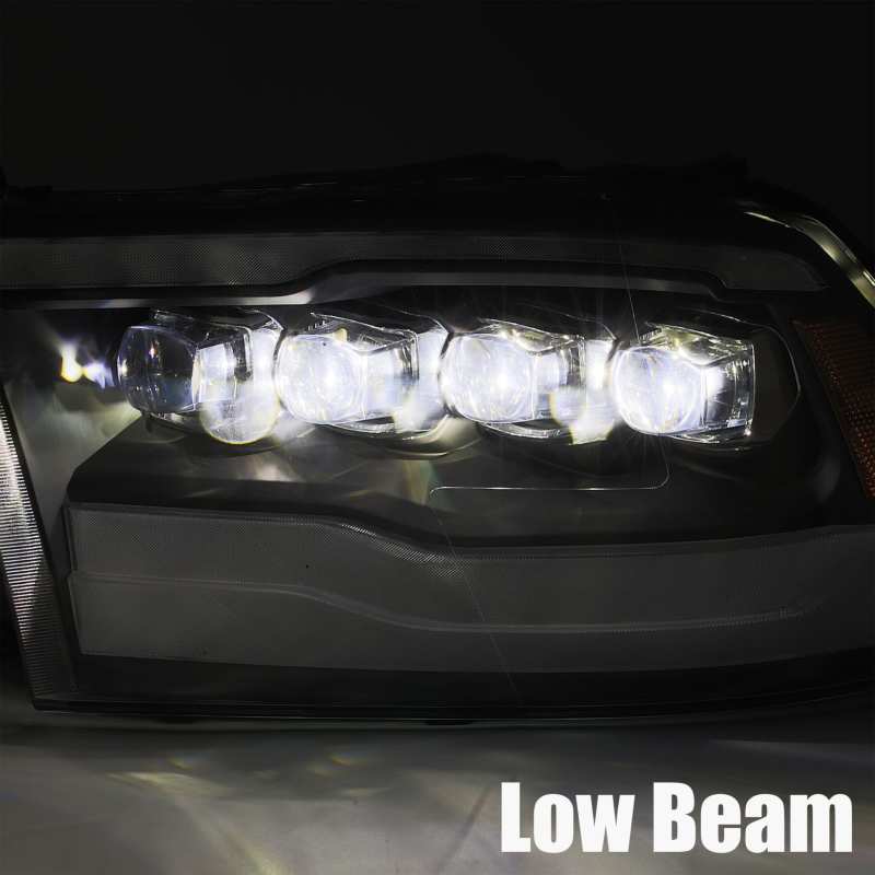 AlphaRex 09-18 Ram Truck NOVA-Series LED Projector Headlights Alpha-Black