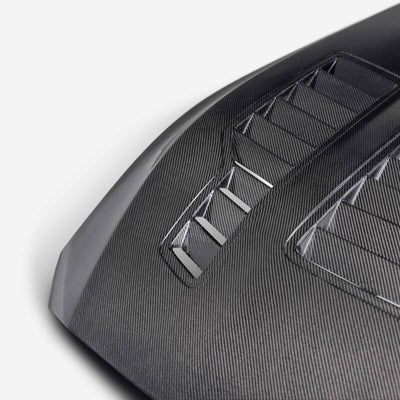 Anderson Composites 2024 Ford Mustang Type-GT4 Double-Sided Carbon Fiber Hood AC-HD24FDMU-GT4-DS