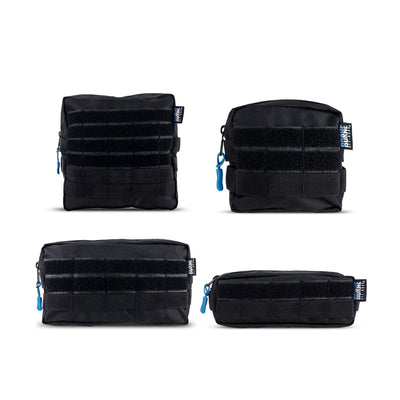 Borne Off-Road Molle Pouch Set - 4-Pack BNMP-B-001