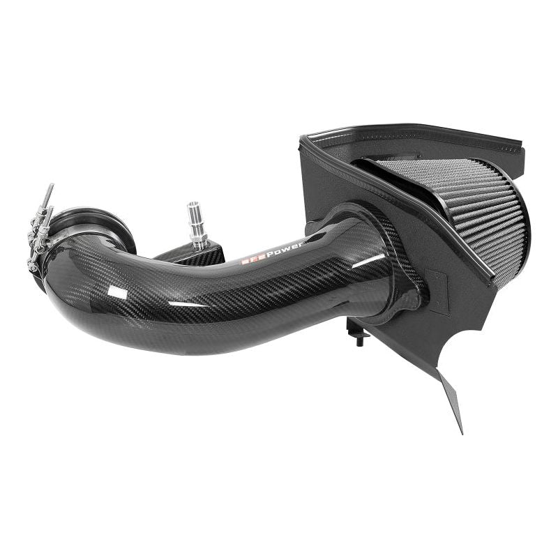 aFe 19-21 GM Trucks 5.3L/6.2L Track Series Carbon Fiber Cold Air Intake System W/ Pro Dry S Filters