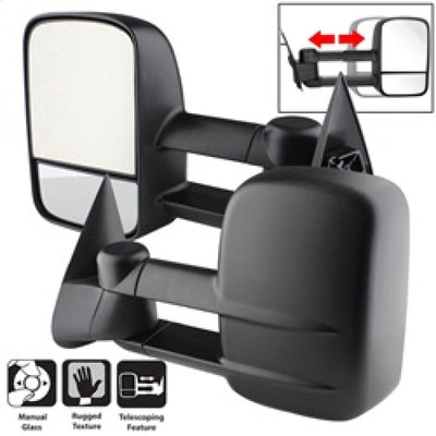 SPYDER Xtune Chevy Silverado 99-06 L&R Manual Extendable Manual Adjust Mirror MIR-CSIL03-MA-SET 9935688