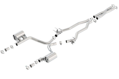 Borla 2015 Dodge Challenger SRT/392 Hemi 6.4L V8 ATAK Catback Exhaust w/ Valves Factory Bezel 140641