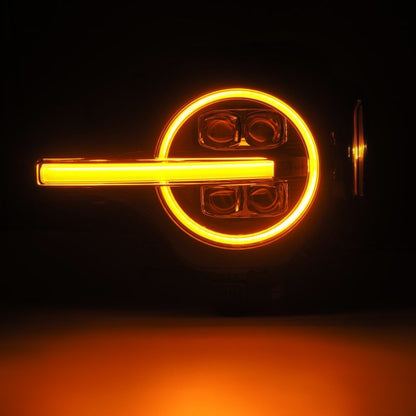 AlphaRex 21-25 Ford Bronco /22-25 Ford Bronco Raptor NOVA-Series LED Projector Headlights Alpha-Black