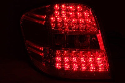 Anzo 2006-2007 Mercedes Benz M Class W164 LED Tail lights Red/Clear