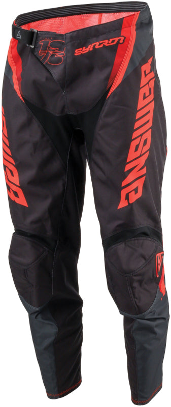 Answer 24 Syncron Envenom Pants Red/Black Youth Size - 16 442547