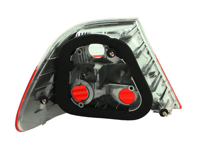 Anzo 2000-2003 BMW 3 Series E46 Tail lights Red/Clear