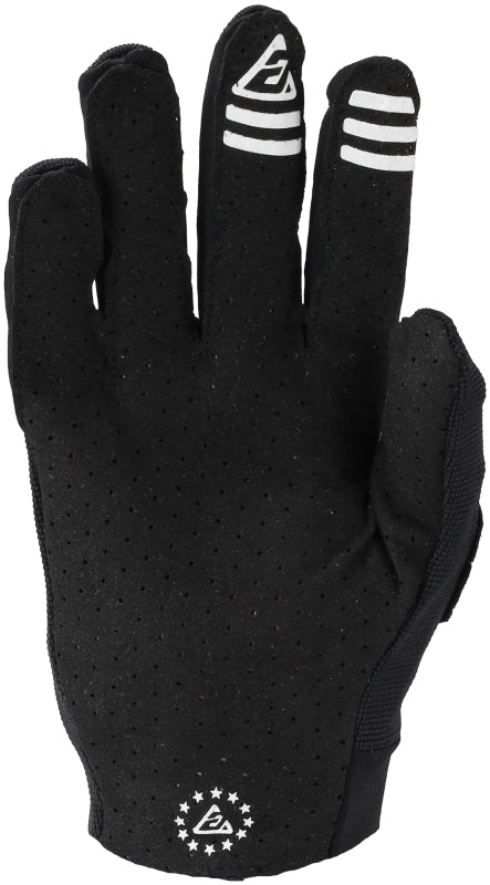 Answer 24 Aerlite Gloves Black/White Youth - Medium 442808